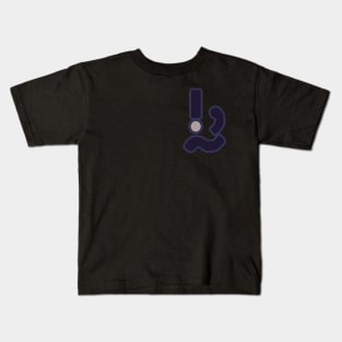 Comma Squiggly Face Kids T-Shirt